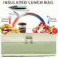 Small Insulated Lunch box Portable Soft Bag Mini Cooler Thermal Meal Tote Kit with Handle for Work & School