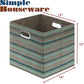 13 Inch Foldable Cube Storage Bins with Handles (3 Count)