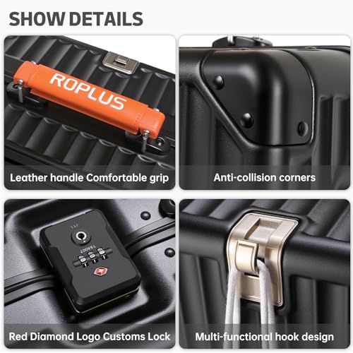 Aluminium Frame Carry on Luggage with Smooth Jelly Wheels