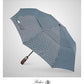 Folding Umbrella Real Wood Handle Cypress Leaves Plum