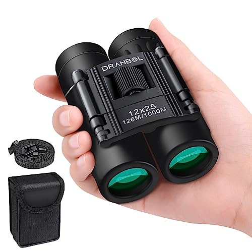 12X25 Mini Pocket Binoculars for Adults Kids
