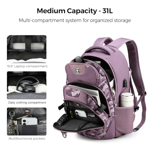 Design Laptop Backpack with USB Charging Port