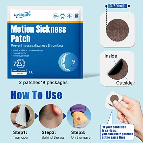 16ct Motion Sickness Patches (16 Count)