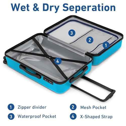 Luggage Sets 2 Piece Hardshell Suitcase (2 Count)