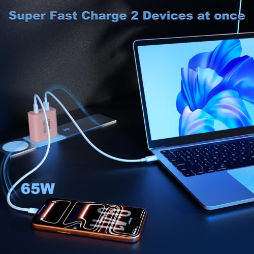 USB C Charger Block (2 Count)
