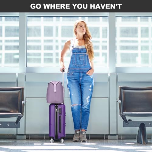 Luggage Set 4 Piece Carry On Hardside Luggage with Spinner Wheels (4 Count)