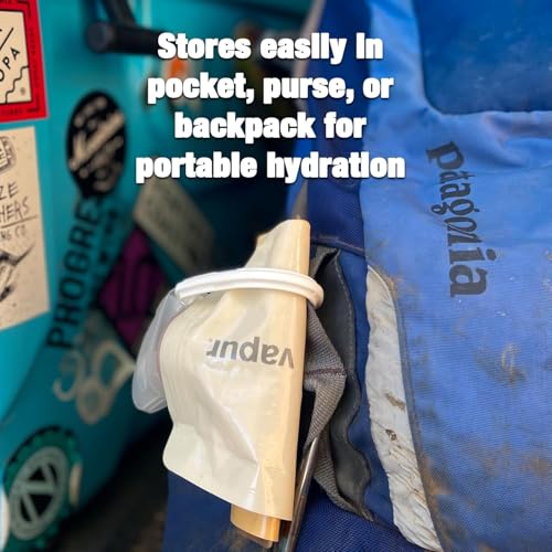 Collapsible Water Bottle with Carabiner