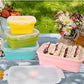 Set of 4 Collapsible Silicone Food Storage Container