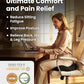 Elevate Series by Everlasting Comfort Doctor Recommended Memory Foam Seat Cushion for Office Chairs & Car