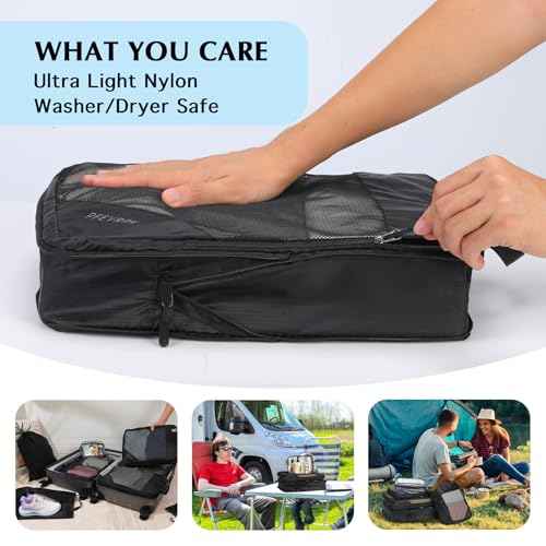 Compression Packing Cubes for Travel (10 Count)