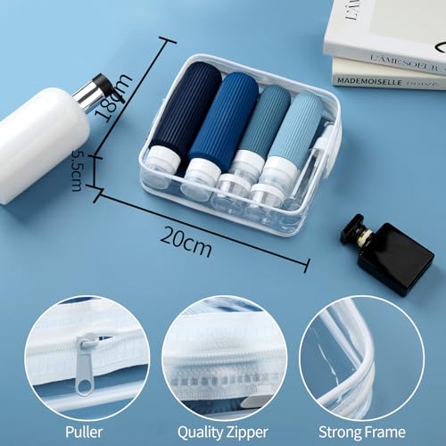 16 Pack Travel Bottles for Toiletries (16 Count)