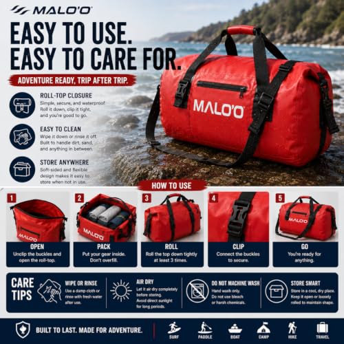 Malo’o Waterproof Dry Duffel