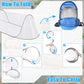 78 * 31 * 23 Inch Large Pop Up Mosquito Net