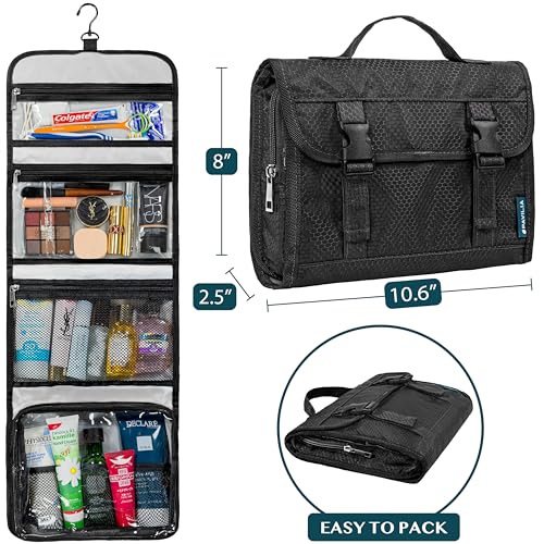 Travel Hanging Toiletry Bag for Women Men