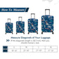 Travel Luggage Cover Suitcase Protector Fits 23
