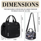 Hibiscus Small Lunch Bag Lightweight Insulated Lunch Box for Women Work Portable Soft Cooler for Picnic Travel Road Trips