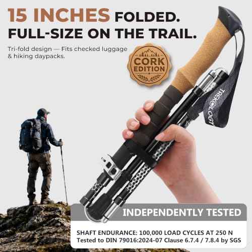 Trek Z Hiking Trekking Poles (2 Count)