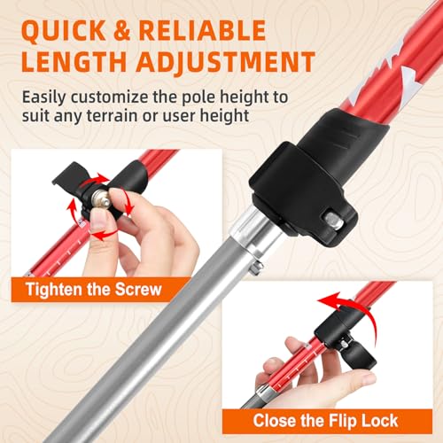 Collapsible Trekking Poles for Hiking