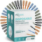 100 Pack Disposable Toothbrushes with Toothpaste