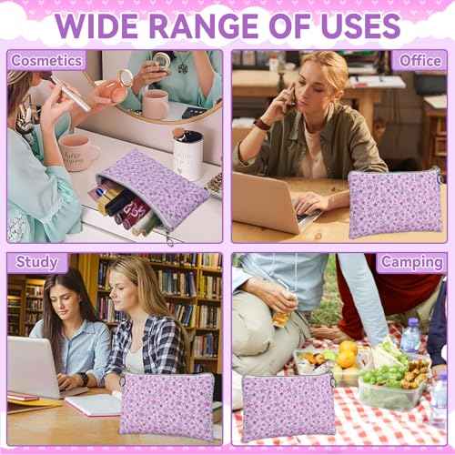 12 Pieces Makeup Bags for Women (12 Count)