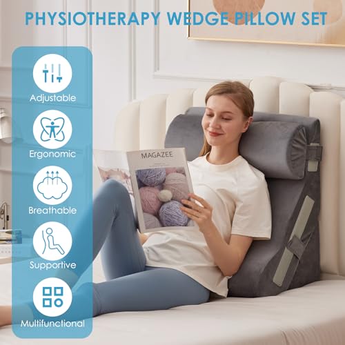 Wedge Pillow Set for After Surgery (3 Count)