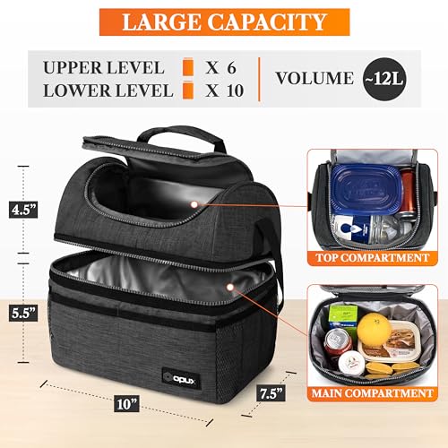 Insulated Lunch Bag for Men Women