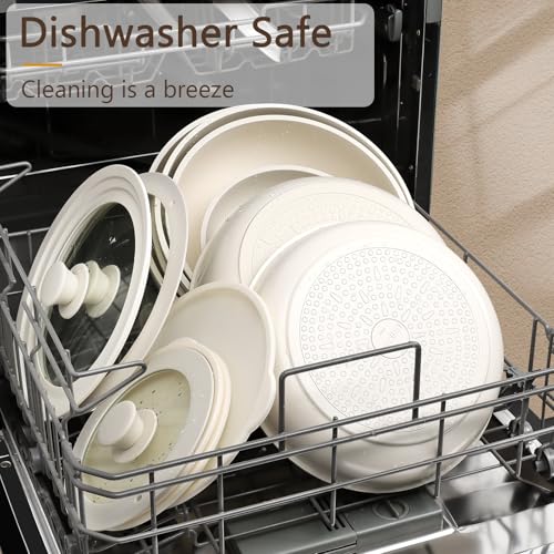 Ceramic Pots and Pans Set Non Stick