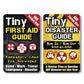 Tiny First Aid & Disaster Guide Set (2 Count)