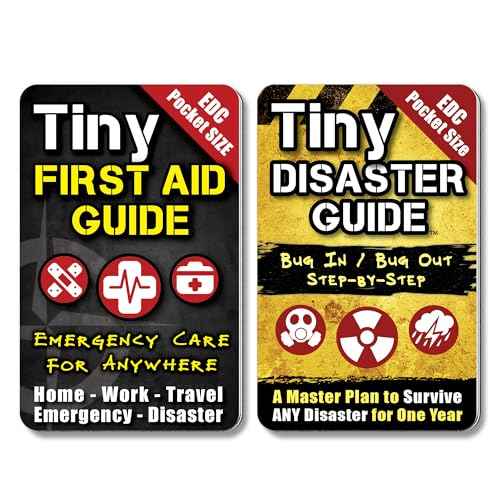 Tiny First Aid & Disaster Guide Set (2 Count)