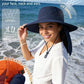 UPF 50+ Wide Brim Sun Hat with Neck Flap