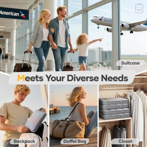 9 11 Set Compression Packing Cubes for Travel Essentials (9 Count)