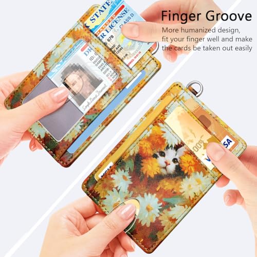 Slim Minimalist Wallet RFID Credit Card Holder for Men