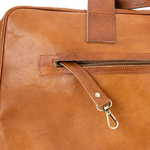 Vintage Genuine Leather Duffle Bags For Men Austin XL