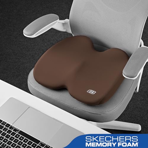 Seat Cushion Ergonomic Memory Foam Cushion for Long Sitting Hours on Office & Home Chair