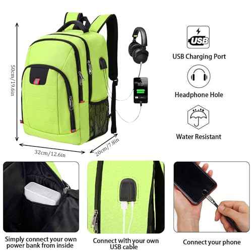 17.3in Laptop Backpack for Men