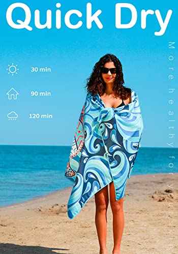 Microfiber Beach Towel (4 Count)