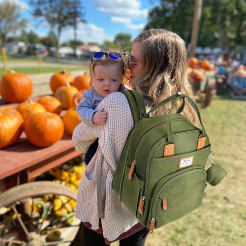 Baby Diaper Bag Backpack with Changing Pad