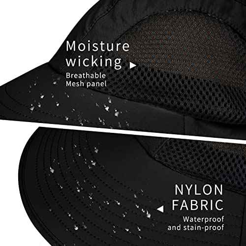 Sun Hat for Men Women with Neck Flap