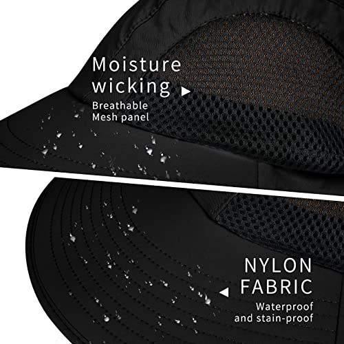 Sun Hat for Men Women with Neck Flap
