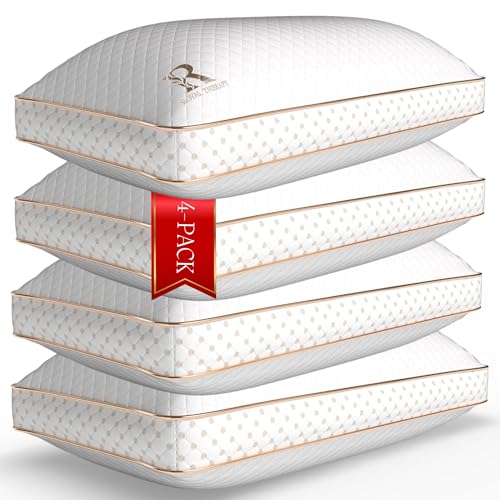 4 Pack King Memory Foam Pillow (4 Count)