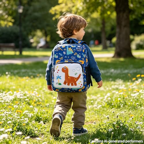 Little Kids Cartoon Backpack For 3