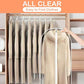 Garment Bag Clear for Long Dress (6 Count)