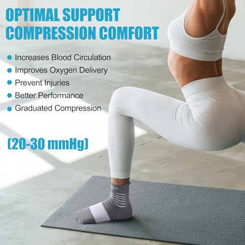 Professional Compression Socks for Women Men Circulation (2 Count)