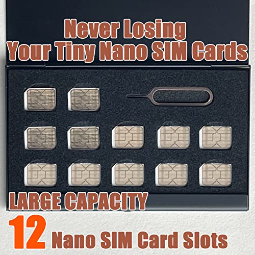 Aluminum SIM Card Case (13 Count)