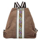 Women Canvas Backpack Daypack Casual Shoulder Bag