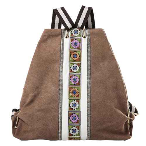 Women Canvas Backpack Daypack Casual Shoulder Bag