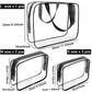 6 Packs Clear Makeup Bags