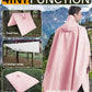 Hooded Rain Poncho Packable Waterproof Unisex Raincoat with Pocket