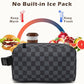 Small Insulated Lunch box Portable Soft Bag Mini Cooler Thermal Meal Tote Kit with Buckle for Work