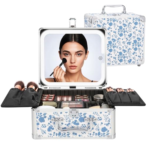 Makeup Bag with LED Mirror